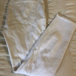 Hollister White Denim Jean